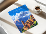 Atlas Mountains Travel Poster Wall Art, Travel Print of Atlas Mountains Art Lovers Gift, Morocco Wall Art NQ Media Designs