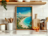 Cancun Mexico Poster, Beach Wall Art, Caribbean Print, Mexico Travel Poster, Cancun Gift