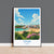 Tenby Travel Poster Wall Art, Tenby Travel Print, Wales, Pembrokeshire Coast Art Gift, Welsh Wall Art Print