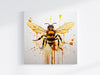 Bumble Bee Modern Abstract Print, Modern Abstract Bee Art Lovers Gift, Wall Art Poster NQ Media Designs