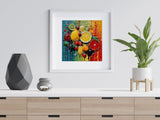 Fruit Abstract Art Colourful Kitchen Modern Design Decor Print Wall Art Picture NQ Media Designs