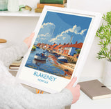 Blakeney Travel Print, Travel Poster of Blakeney, Norfolk Gift, England, Norfolk Art, Blakeney Art Lovers Gift, Wall Art Print NQ Media Designs