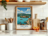 Lake Orta Travel Print | Orta San Giulio, Italy Wall Art