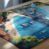Oludeniz Travel Poster Wall Art, Travel Print of Oludeniz, Turkey Wall Art, Oludeniz Art Lovers Gift, Wall Art Print NQ Media Designs