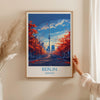 Berlin Travel Print Wall Art, Travel Poster of Berlin, Berlin Art Lovers Gift, Germany Art Gift