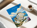Astypalaia Travel Poster | Dodecanese Island, Greece Wall Art