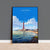 Blackpool Travel Print Wall Art, Travel Poster of Blackpool, England, Lancashire Seaside Art Lovers Gift, Travel Art Gift