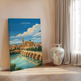 Cordoba Spain Poster, Mezquita Wall Art, Andalusia Print, Spain Travel Poster, Cordoba Gift