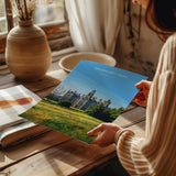 Thoresby Park Travel Print Wall Art, Travel Poster of Thoresby Park, Thoresby Hall, Nottinghamshire, England, English Countryside Art Gift NQ Media Designs