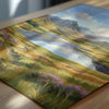 Scottish Highlands Travel Poster, Scotland Landscape Wall Art, Mountain & Loch Print, Dramatic Nature Illustration, UK Decor, Scotland Gift