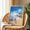 Aldeburgh Travel Poster, Travel Print of Aldeburgh, Aldeburgh Art Lovers Gift, Suffolk Coast Wall Art