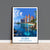 Dubai Travel Print, Travel Poster of Dubai, Palm Jumeirah Dubai Art lovers Gift, UAE Wall Art Gift