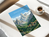 Picos De Europa National Park Travel Poster Wall ArtTravel Print of Picos De Europa, Spain Art Lovers Gift, Wall Art Print NQ Media Designs