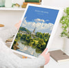 Ross on Wye Travel Poster, Travel Print of Ross on Wye, England, Wye Valley Art Lovers Gift, Herefordshire Wall Art Print