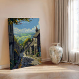 Skipton Travel Poster Wall Art, Travel Print of Skipton, Skipton Art Print, North Yorkshire Wall Print, Yorkshire Art Lovers Gift NQ Media Designs