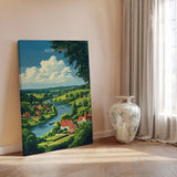 Berkshire Travel Print Wall Art, Berkshire Travel Poster, English Countryside Art Gift, Wall Art Print NQ Media Designs