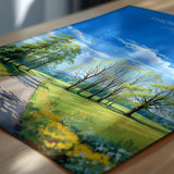 Thoresby Park Travel Print Wall Art, Travel Poster of Thoresby Park, Thoresby Hall, Nottinghamshire, England, English Countryside Art Gift NQ Media Designs