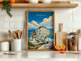 Astypalaia Travel Poster | Dodecanese Island, Greece Wall Art