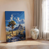 Joshua Tree National Park Travel Print Wall Art, Travel Poster of Joshua Tree, National Park Art Lovers Gift, California, USA, Wall Art Gift NQ Media Designs