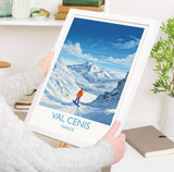 Val Cenis Wall Art Travel Poster, Travel Print of Val Cenis, Ski Poster, Val Cenis Art Gift, France Ski Art Travel Gift NQ Media Designs