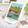 Passage East Poster, Travel Print of Passage East, County Waterford, Ireland Coast, Travel Wall Art Gift