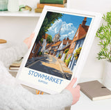 Stowmarket Travel Print, Travel Poster of Stowmarket, Stowmarket Art Lovers Gift, Suffolk Coast Wall Art NQ Media Designs