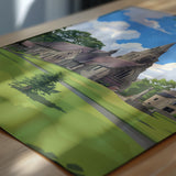 Edale Village, Peak District Travel Poster Wall Art, Travel Print of Peak District, Derbyshire, English Countryside NQ Media Designs