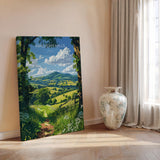 Malvern Hills Travel Print Wall Art, Malvern Hills Travel Poster, English Countryside Art Gift, Wall Art Print NQ Media Designs