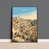 Matera Italy Poster, Sassi di Matera Wall Art, Basilicata Print, Italian Cave City Poster, Matera Gift