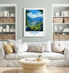 Andorra Travel Poster, Travel Print of Andorra, Europe, Andorra Wall Art Gift, Pyrenees Mountains Wall Decor Gift