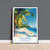 Maldives Travel Print, Travel Poster of Maldives, Indian Ocean Island Art, Maldives Wall Art Gift,