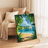 Cook Islands Travel Print Wall Art, Travel Poster of Cook Islands, South Pacific Islands Art Lovers Gift