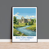 Bolton Abbey Travel Print | Yorkshire Dales Priory, England Wall Art