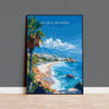 La Cala de Mijas Travel Print, Travel Poster of La Cala de Mijas, Spain, Malaga Gift, Spain Gift Art, Wall Art Print NQ Media Designs