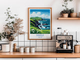 Dingle Poster, Travel Print of Dingle, County Kerry, Ireland Coast, Travel Wall Art Gift NQ Media Designs