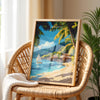 Vanuatu Travel Print Wall Art, Travel Poster of Vanuatu, South Pacific Islands Art Lovers Gift