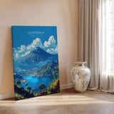 Guatemala Travel Poster, Travel Print of Guatemala, Central America Poster, Guatemala Wall Art Lovers Gift NQ Media Designs