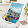 Dingle Print, Travel Poster of Dingle, County Kerry Art, Ireland Coast, Travel Wall Art Gift