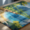 Mo'orea Travel Print Wall Art, Travel Poster of Mo'orea, French Polynesia, South Pacific Islands Art Lovers Gift