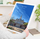 Retford Travel Print Wall Art, Travel Poster of Retford, Nottinghamshire, England, English Market Town Gift, Nottingham Art NQ Media Designs
