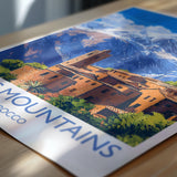 Atlas Mountains Travel Print Wall Art, Poster of Atlas Mountains Art Lovers Gift, Morocco Desert Wall Art NQ Media Designs