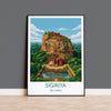 Sigiriya Travel Print Wall ArtTravel Poster of Sigiriya, Sri Lanka Art Lovers Gift, Wall Art Print NQ Media Designs