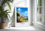 Puglia Travel Print Wall Art, Travel Poster of Puglia, Puglia Art Lovers Gift, Italy, Italy Art Gift NQ Media Designs
