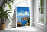 Lake Maggiore Travel Poster Wall Art, Travel Print of Lake Maggiore, Lake Maggiore Art Lovers Gift, Italy, Italian Lakes Art Gift NQ Media Designs