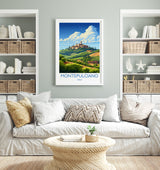 Montepulciano Travel Print Wall Art, Travel Poster of Montepulciano, Montepulciano Art Lovers Gift, Italy, Italy Art Gift NQ Media Designs