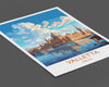 Valletta Travel Print Wall Art, Travel Poster of Valletta, Malta, Valletta Art, Valletta Art Lovers Gift, Malta Art Gift