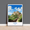 Assisi Travel Print, Travel Poster of Assisi , Italy, AssisiArt Lovers Gift, Wall Art Print NQ Media Designs