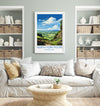 North York Moors Travel Poster Wall Art, Travel Print of North Yorkshire Moors, England, North York Moors Art Lovers Gift, Travel Art Gift