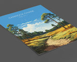 Cannock Chase Travel Print, Travel Poster of Cannock Chase, England, Staffordshire Art, Cannock Chase Art Lovers Gift, Wall Art Print NQ Media Designs