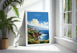 Madeira Travel Poster Wall Art, Travel Print of Madeira , Madeira Art Print, Portugal Wall Print, Madeira Art Lovers Gift NQ Media Designs